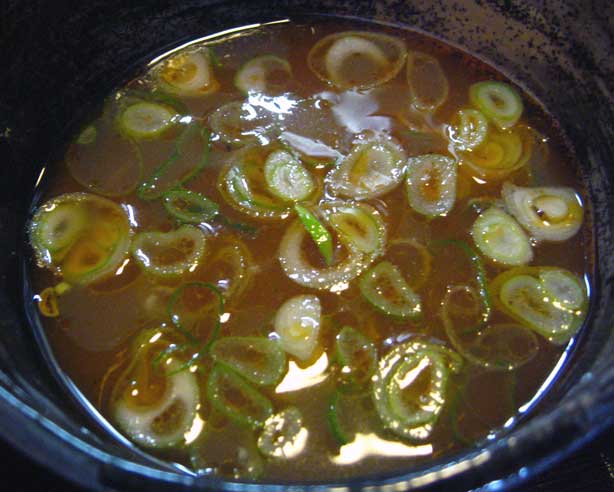 らーめん双葉　和え麺(2008年3月17日)に100円アップでつくスープ