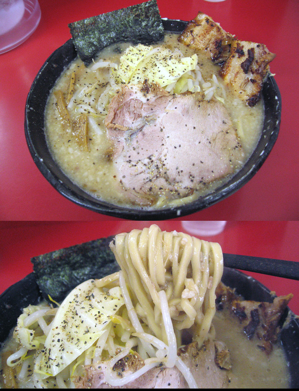 麺屋風火��（なかまる）＠山科（2010年2月14日）とこ塩豚骨：７００円